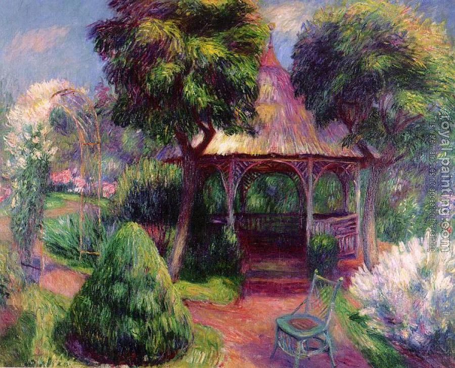 William James Glackens : Garden in Hartford William James Glackens : Garden in Hartford